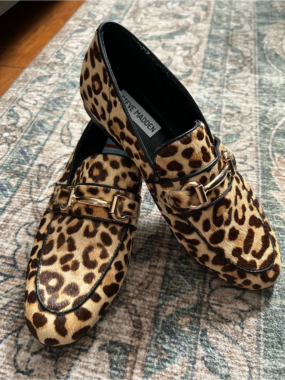 Steve Madden Cheetah Print Loafers